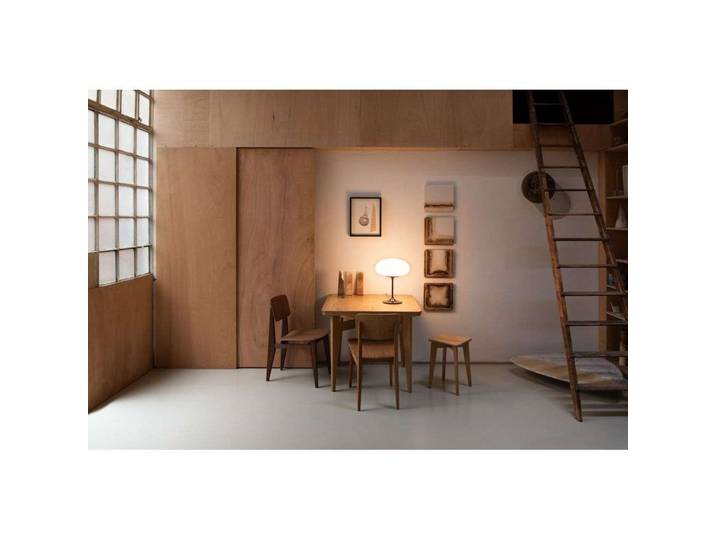 Stemlite Tischleuchte H70 Dimmable Pebble Grey - GUBI - Wohnzimmer - Metall