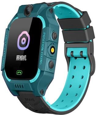 United Kids Smart Watch With GPS Positioning SOS Calling And Full Touch Screen green