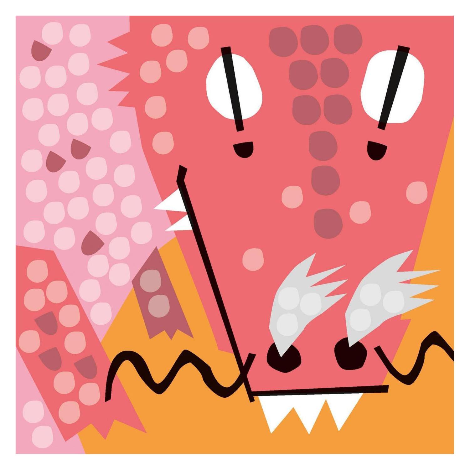 PlayMais Mosaikkarten zum Dekorieren von Drachen (68289013)