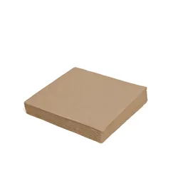 Serviette (PAP FSC Mix) 2-lagig natur braun 33 x 33 cm