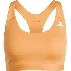 ADIDAS Damen BH Optime Essentials Workout Medium, Größe L in Braun Braun