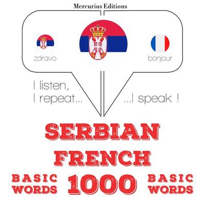 1000 essential words in French - JM Gardner, Audio, 9782821139718