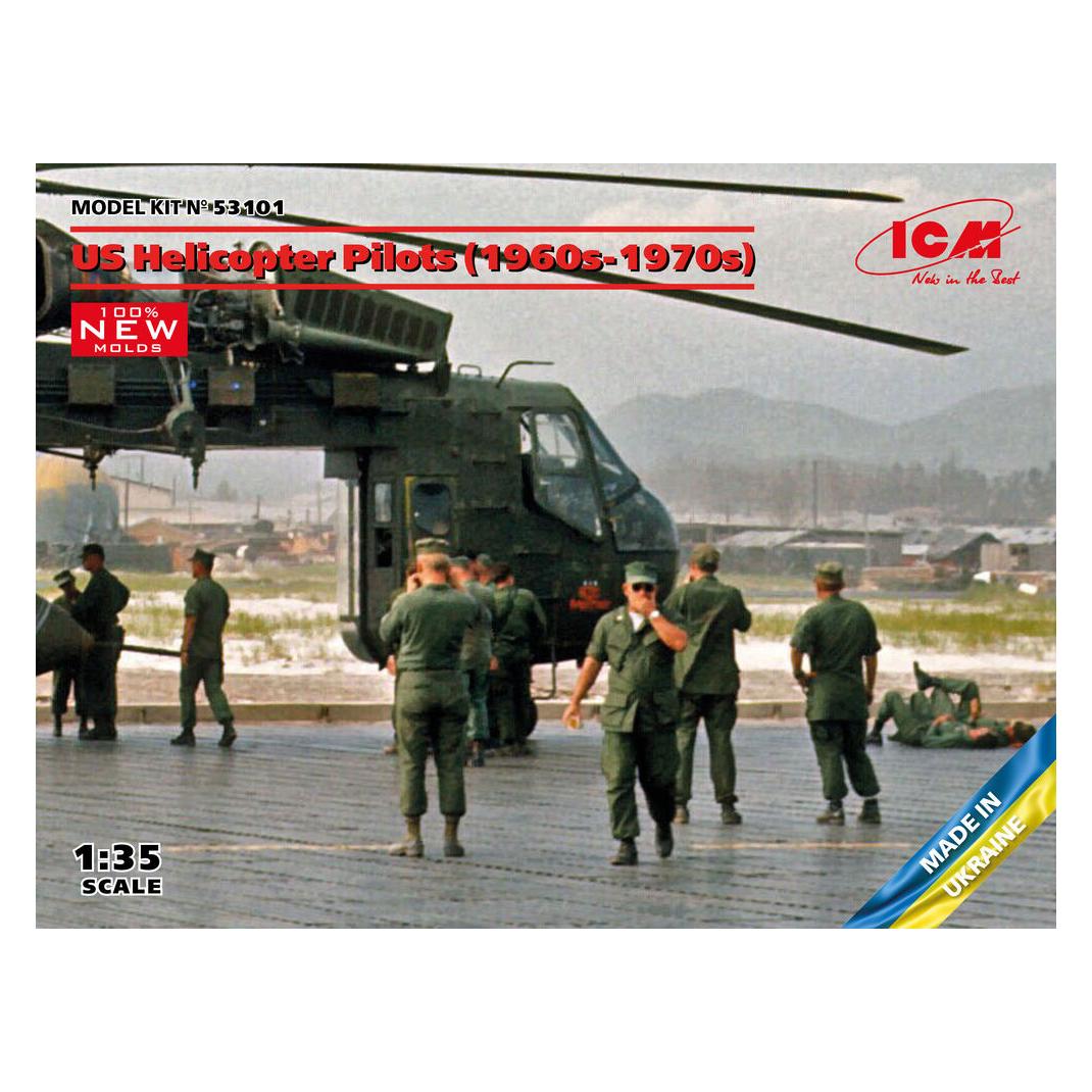 ICM US Helicopter Pilots (1960s-1970s) (100% new molds) (53101)
