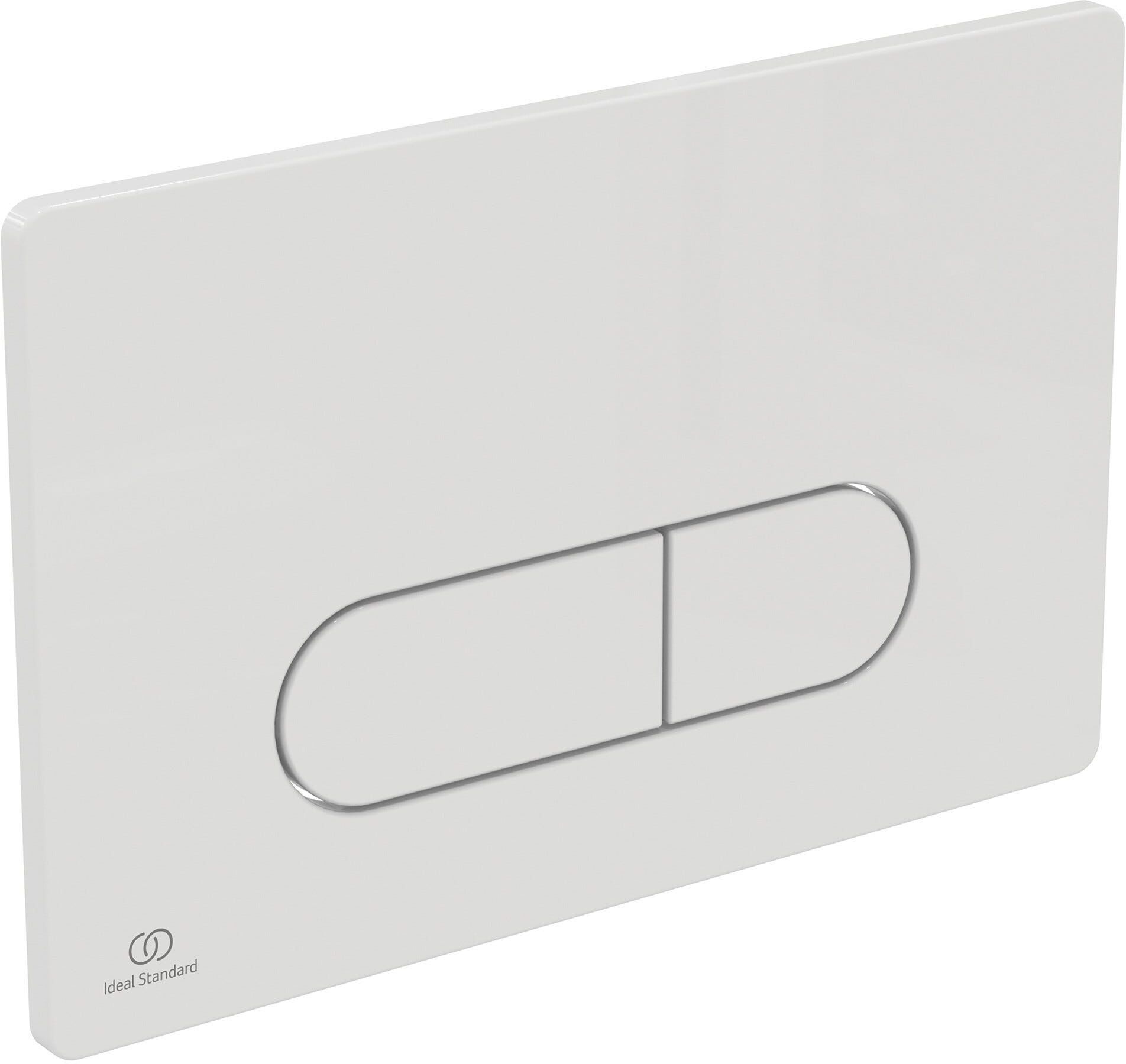 PLACCA WC IDEAL STANDARD OLEAS M1 DOPPIO FLUSSO PER CASSETTA PROSYS BIANCA