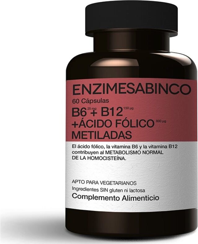 Enzime Sabinco B6 + B12 + Ácido Fólico Metiladas 60caps