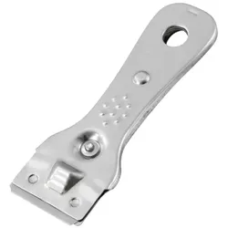 FACKELMANN Reinigungsschaber mit Klingen silber