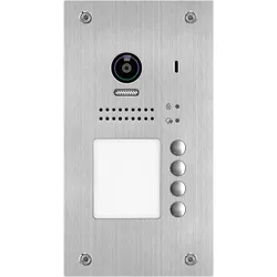 Video-Türsprechstelle VT200 UP 4xKligeltaste, Edelstahl BxHxT:120x220x2mm Indexa