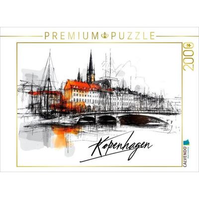 CALVENDO Puzzle Kopenhagen | 2000 Teile Lege-Größe 90x67cm Foto-Puzzle für glückliche Stunden, Sonstige von , Calvendo Puzzle
