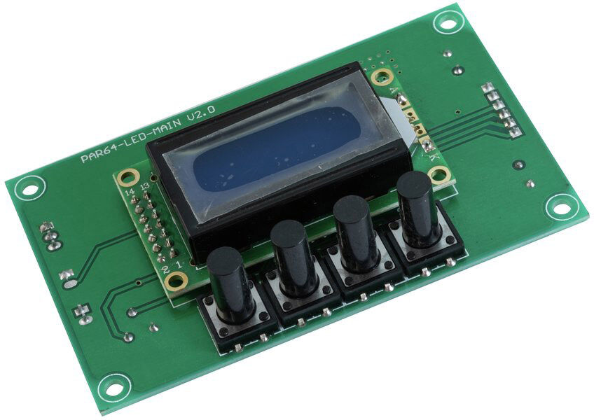Ersatzteil Platine (Display) Pfe-250 3000k (Par64-Led-Main V2.0) Main 6 Pol