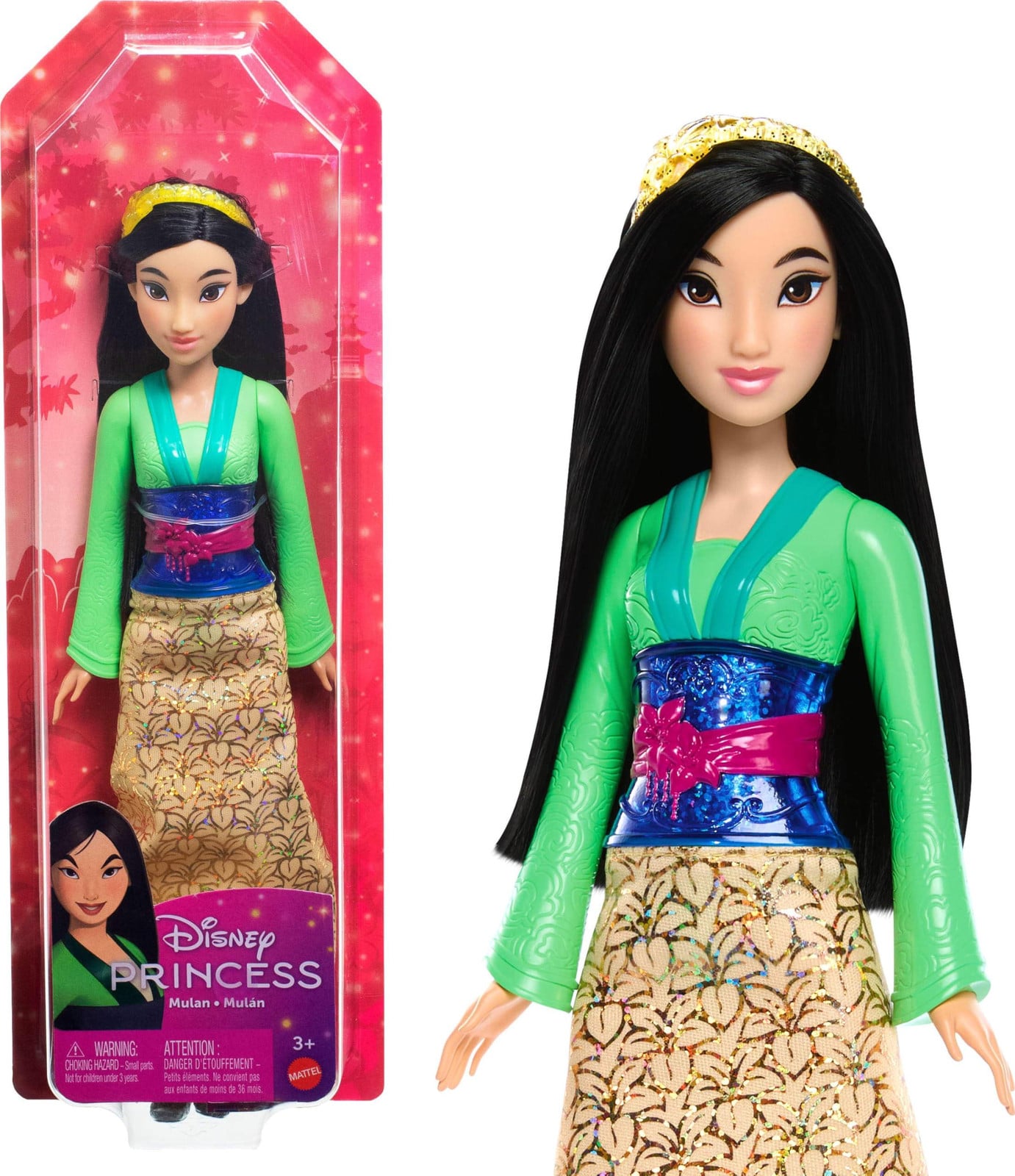 Mattel Disney Prinses Fashionpoppen voor meisjes vanaf 3 jaar
