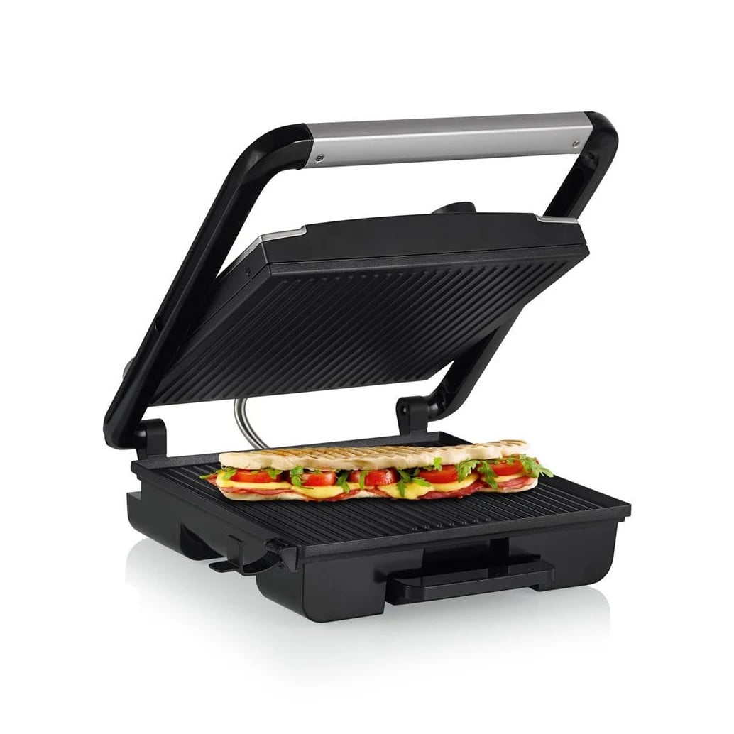 Princess Panini Grill Pro 112425 Contactgrill met afneembare platen, Zwart