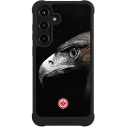 Nivocase Hülle für Samsung Galaxy S25+ Stossfeste Handyhülle NIVOmax Case Schwarz Europameisterschaft (Samsung Galaxy S25+), Smartphone Hülle, Schwarz
