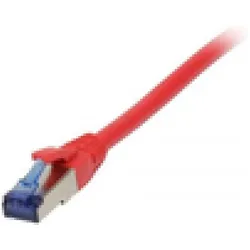 Synergy 21 Kabel Patch-RJ45 S-STP S/FTP 500Mhz 15.0m CAT6A*rot* TPE Superflex - Kabel - Digital/Date (S/FTP, CAT6a, 15 m), Netzwerkkabel