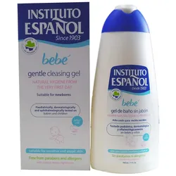 Instituto Español Baby Bath Gel Without Soap Newborn Sensitive Skin Without Allergens 500ml