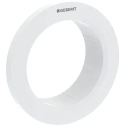 Geberit Typ 01 Rosette für Fernbetätigung rund, Möbeldrücker, weiß