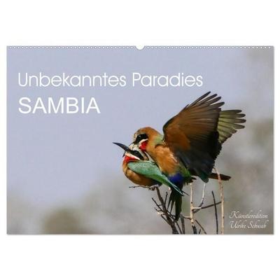 Unbekanntes Paradies Sambia (Wandkalender 2027 DIN A2 quer), CALVENDO Monatskalender