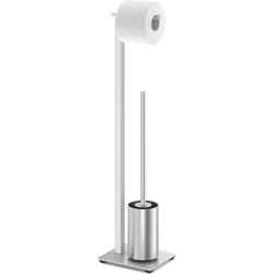 Carvo WC-Bürste mit Papierhalter Stahl matt