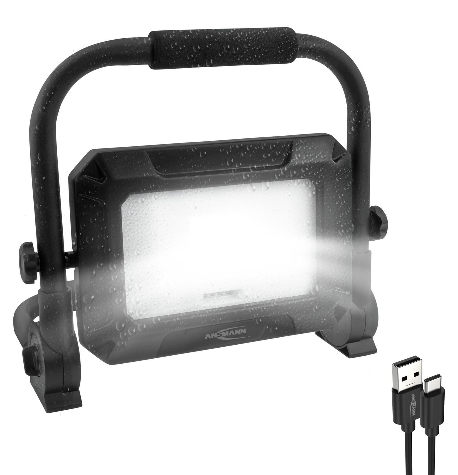 ANSMANN LED werklamp LUMINARY Flex FL50W-R IP54 met oplaadbare accu