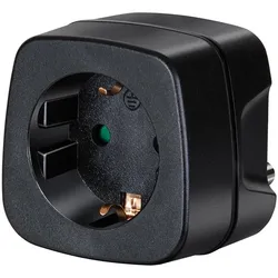 Brennenstuhl 1508460 - Universal - indoor - 250 V - Schwarz - AC1-to-AC2 - 16 A