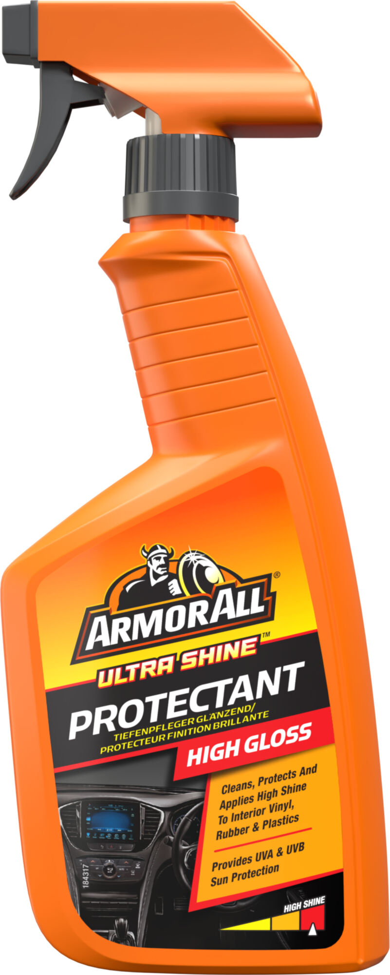 Armor All Kunststoffpflegemittel Ultra Shine Tiefenpfleger Glänzend [500 Ml] 500049 0.5l