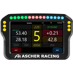Ascher Racing Dashboard 4" (PC), Gaming Controller, Schwarz