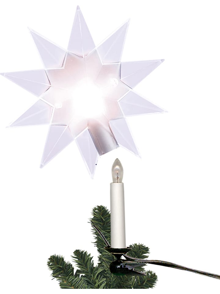 STAR Trading Baumspitze "Topsy" in Weiß - (B)14 x (H)14 cm - onesize