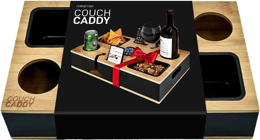Houten ontbijttafel voor bed en bank