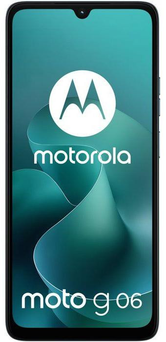 Motorola G06 smartphone, 64 GB opslag, blauw