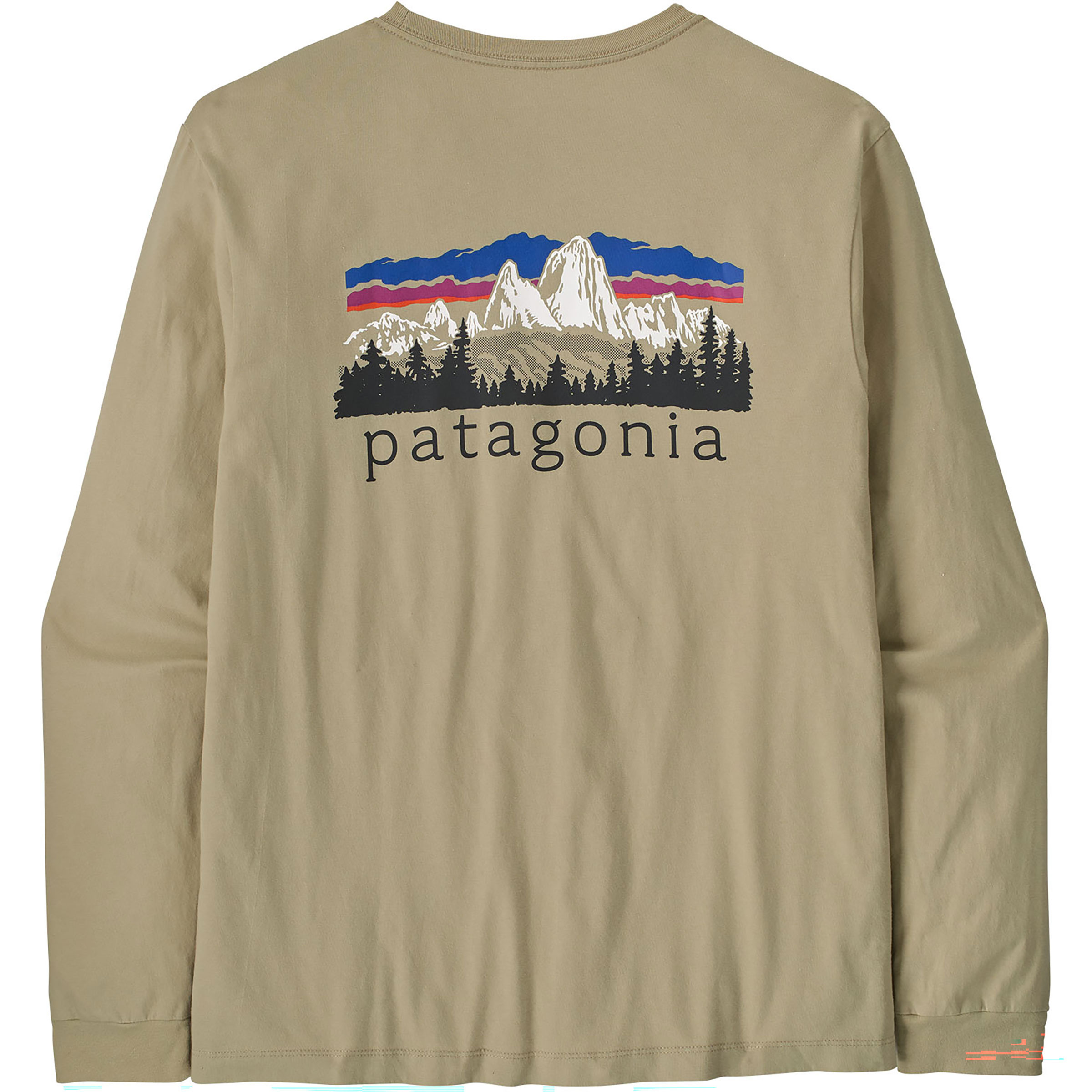 Patagonia Fitz Roy Foothills Herren Longsleeves oliv Größe M Lifestyle Hautfreundlich