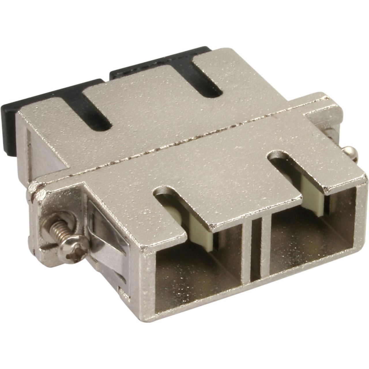 InLine LWL Metall-Kupplung Duplex SC/SC multimode Keramik-Hülse zum Einbau