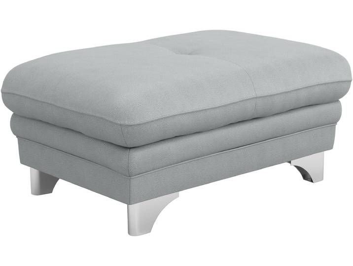 Hocker COTTA Enterprise , grau (hellgrau), B:95cm H:46cm T:65cm, Hocker, Polsterhocker