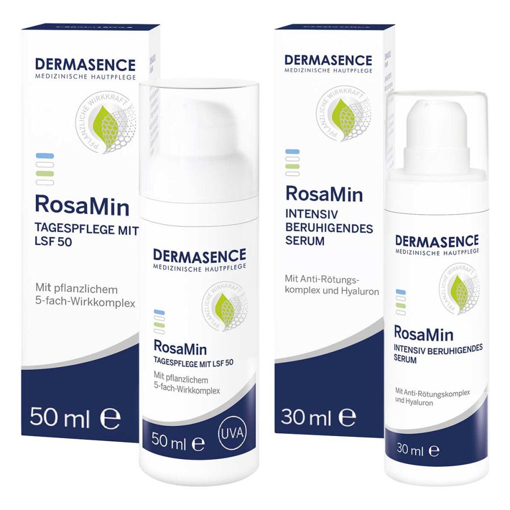 Medicos Kosmetik GmbH & Co. KG Dermasence RosaMin Tagespflege LSF50 & Dermasence Rosamin Serum 08104516