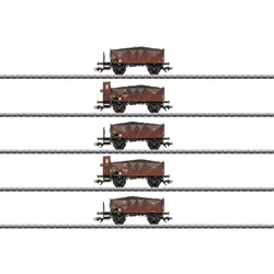 Märklin 46047 H0 Kohlewagen-Set beladen mit Echtkohle DB ab 15 Jahren
