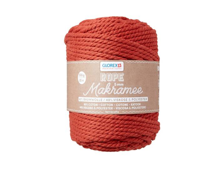 Glorex Makramee Rope 5 mm 500 g