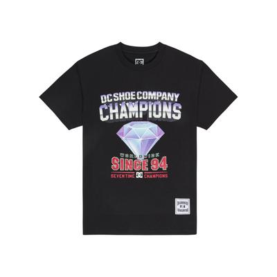 T-Shirt DC SHOES "Home Run", Herren, Gr. L, schwarz, Obermaterial: 100% Baumwolle., Shirts T-Shirt