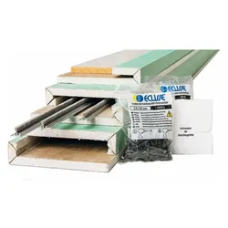 Eclisse Gipskarton-Laibung,1-FLG.GIPSKARTON-Aufbau auf CW 75-für WS.125mm-Für Holztürblatt