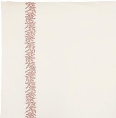 Salome Embroidered Vine Duvet Cover - Woodrose, King - Ballard Designs