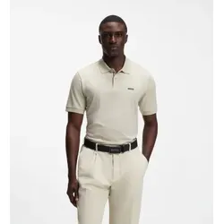 BOSS für Herren. 50570015 Poloshirt Rank 3 Hellbeige (M), Lässig, Baumwolle, Kurzarm