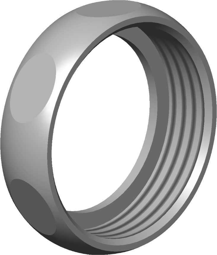 Dornbracht écrou garniture de vidange G1 1/4 chromé 092330015-00 PIÈCES DE RECHANGE 092330015 1 1/4" chromé