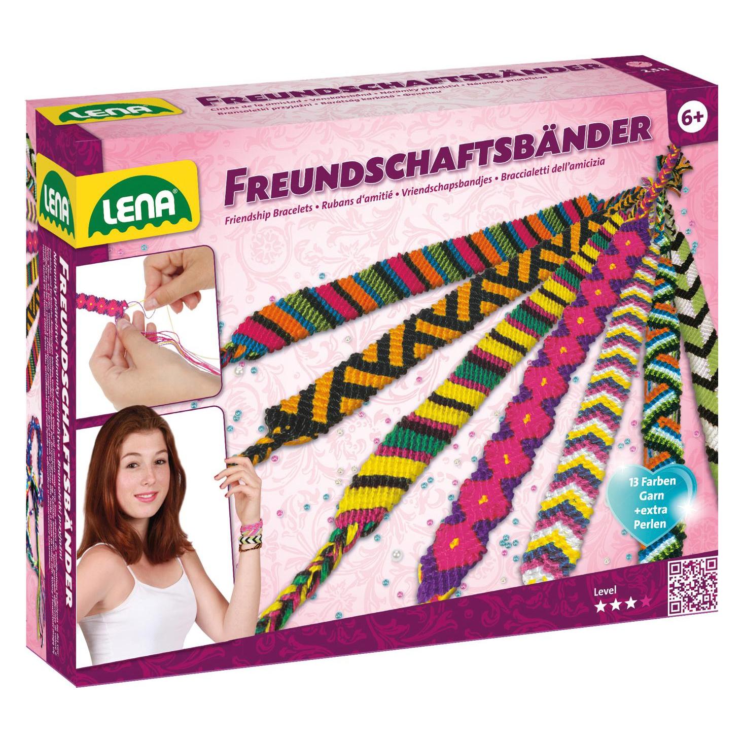 Lena Friendship bracelets, big, Children"s jewellery bracelet making kit, 6 yr(s), Multicolour (MCU42689)