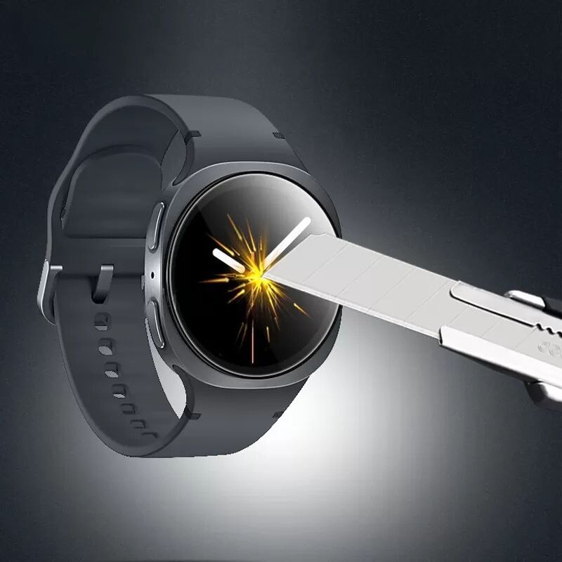INF Privacy Displayschutzfolie aus gehärtetem Glas, kompatibel mit Samsung Watch6 44mm - Einfache Installation, 2er-Pack