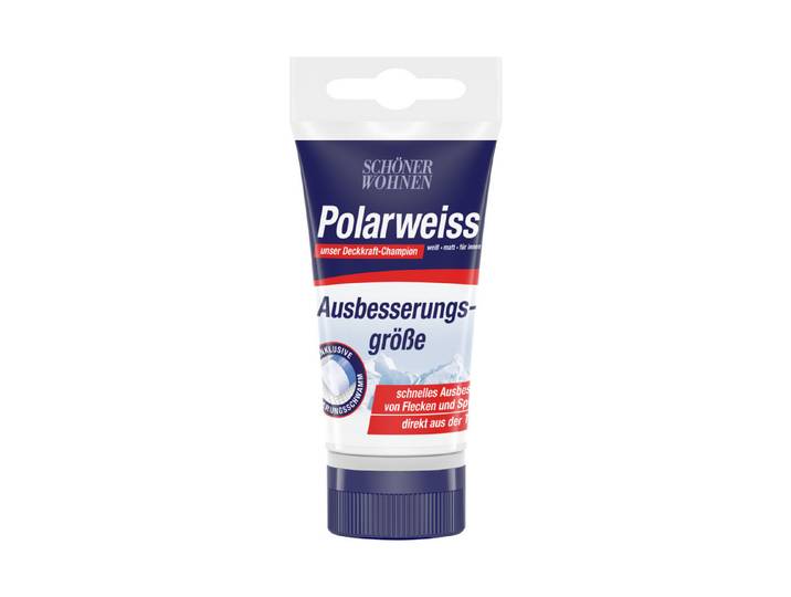 Polarweiss Wand- und Deckenfarbe Matt 50 ml