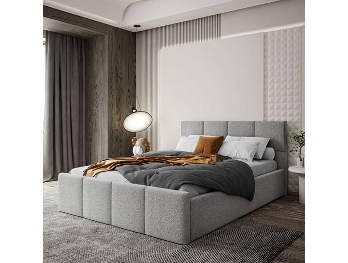 Polsterbett AVA 160x200 – Ascot Toffe / mit Bettkasten