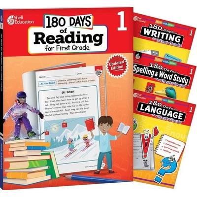 180 Days(r) Reading 2nd Ed, Writing, Spelling, & Language Grade 1: 4-Book Set, Taschenbuch von Stephanie Kraus,Jodene Lynn Smith,Shireen Pesez