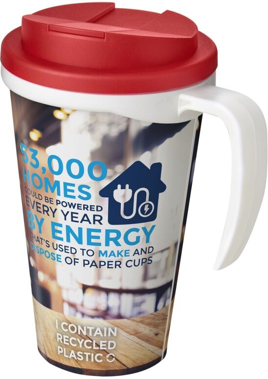 Mug isotherme personnalisable 350 ml Brite-Americano Grande blanc