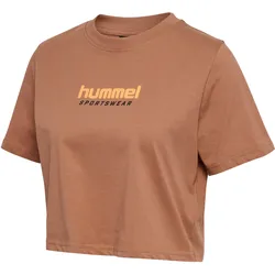 HUMMEL hmlLGC MALU CROPPED T-SHIRT mocha mousse XS