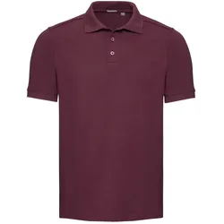 Russell Tailliertes Herren Stretch Polo-Shirt Herren tailliert R-567M-0, burgundy, S