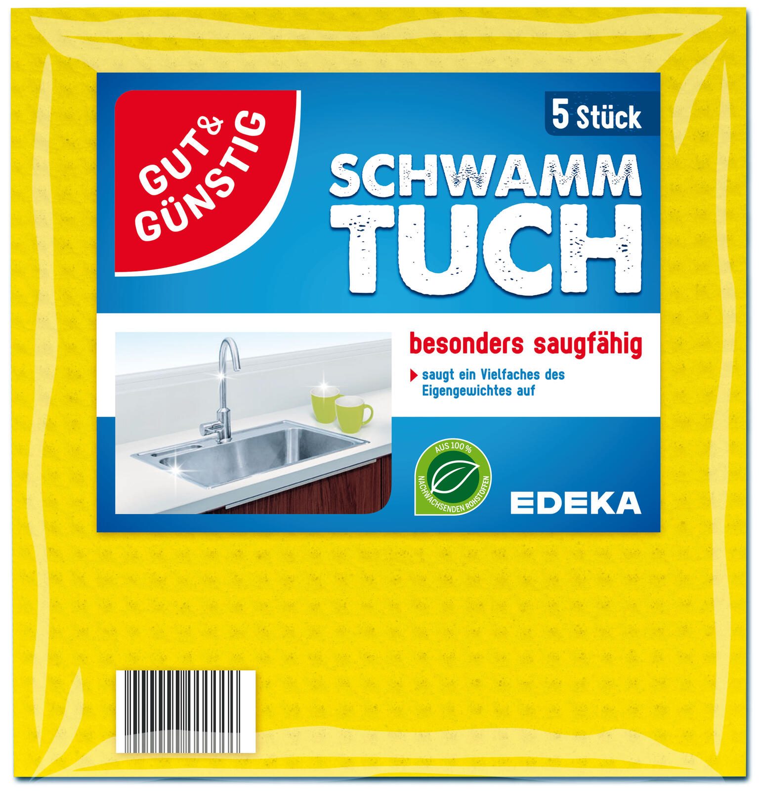 GUT&GÜNSTIG Schwammtücher 2235743000