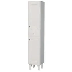 Naturel Provence Badezimmerschrank hoch 35x165x35 cm weiß matt PROVENCEV35BT