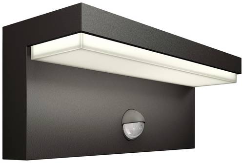 Philips LED Bustan 8720169257412 LED-Außenwandleuchte mit Bewegungsmelder LED 3.8W Anthrazit